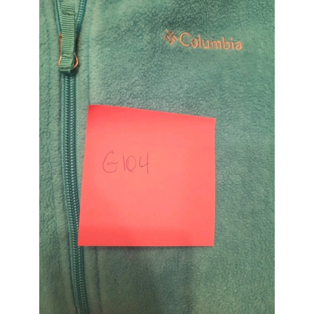 Columbia Fleece Zipper Jacket Girls Size XL South Carolina Logo On Sleeve - Picture 9 of 9